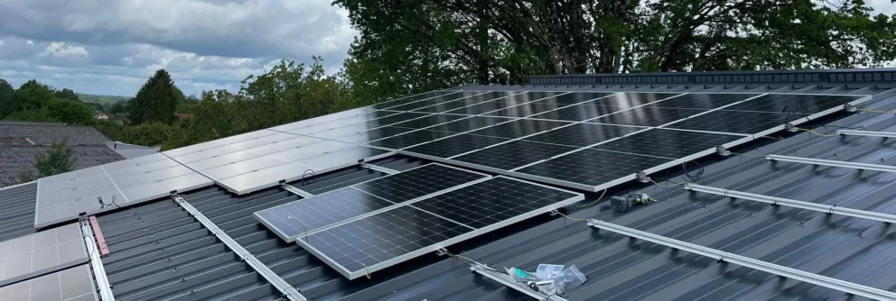 Installation de panneaux photovoltaïques